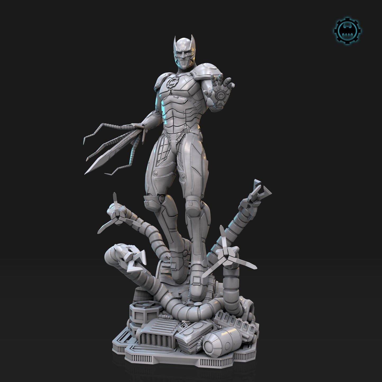 Murder Machine - Batman - STL 3D Print Files - 3D Printed Garage Kit ガレージキット Resin Model Scale Figure フィギュア