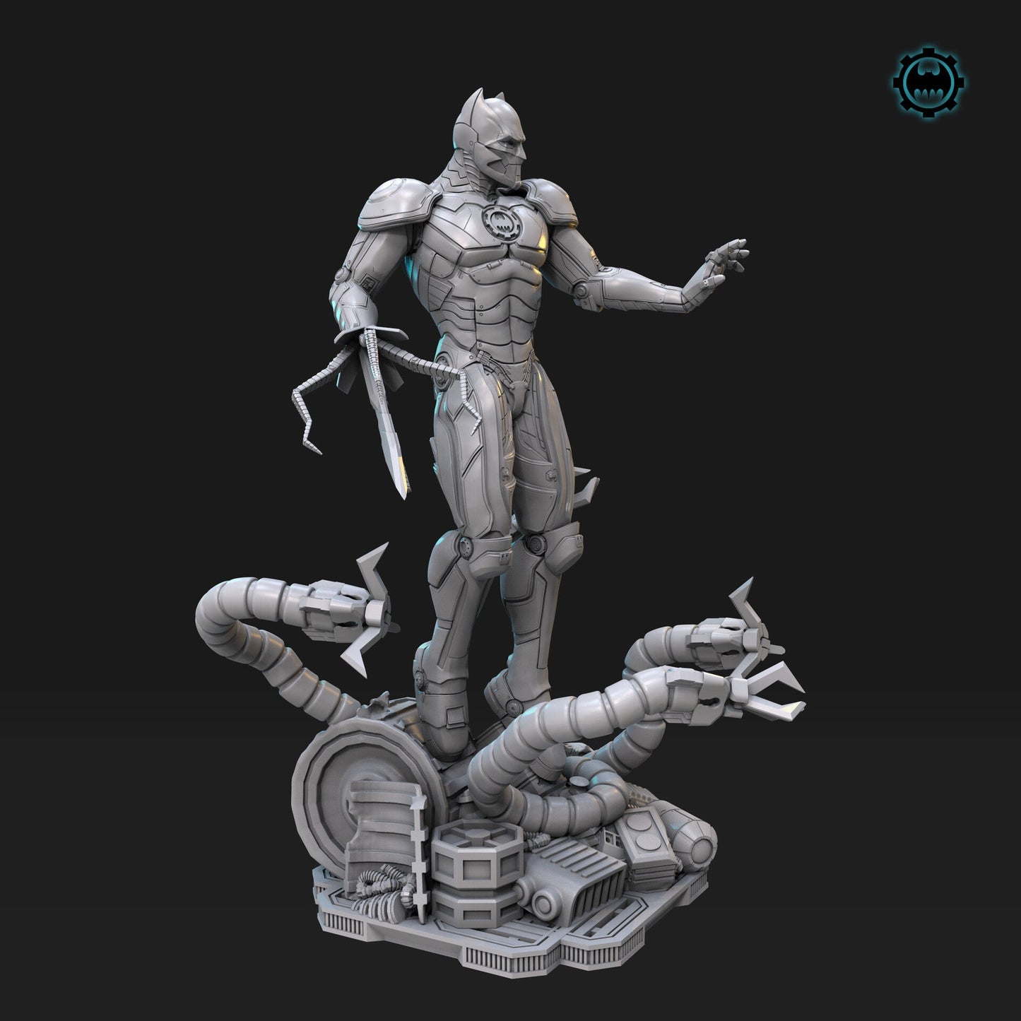Murder Machine - Batman - STL 3D Print Files - 3D Printed Garage Kit ガレージキット Resin Model Scale Figure フィギュア