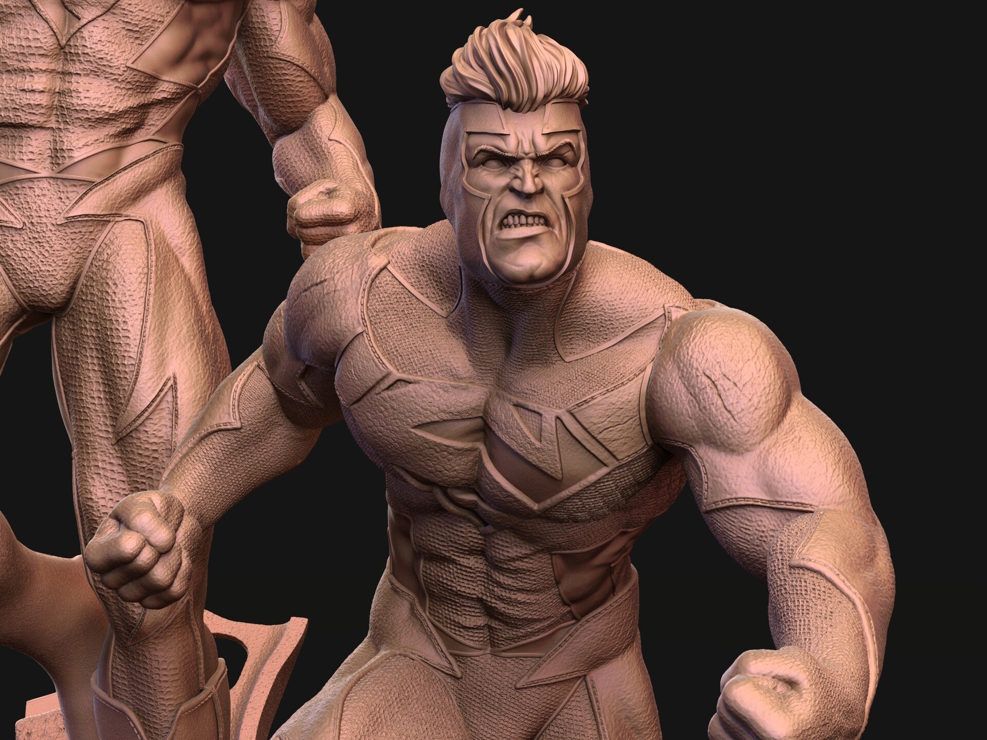 SUPERMAN RED AND BLUE - DC COMICS - STL 3D Print Files - 3D Printed Garage Kit ガレージキット Resin Model Scale Figure フィギュア