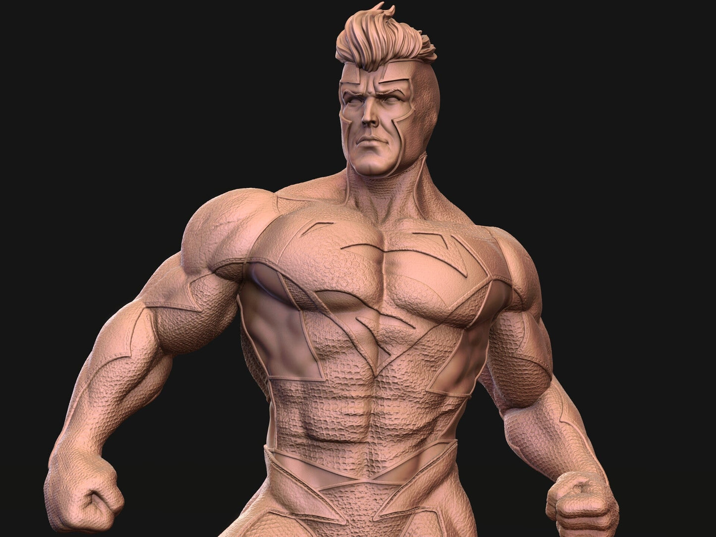 SUPERMAN RED AND BLUE - DC COMICS - STL 3D Print Files - 3D Printed Garage Kit ガレージキット Resin Model Scale Figure フィギュア