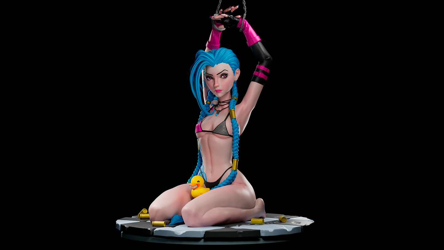 1321 Jinx Special Edition - League of Legends - STL 3D Print Files - 3D Printed Garage Kit ガレージキット Resin Model Scale Figure フィギュア