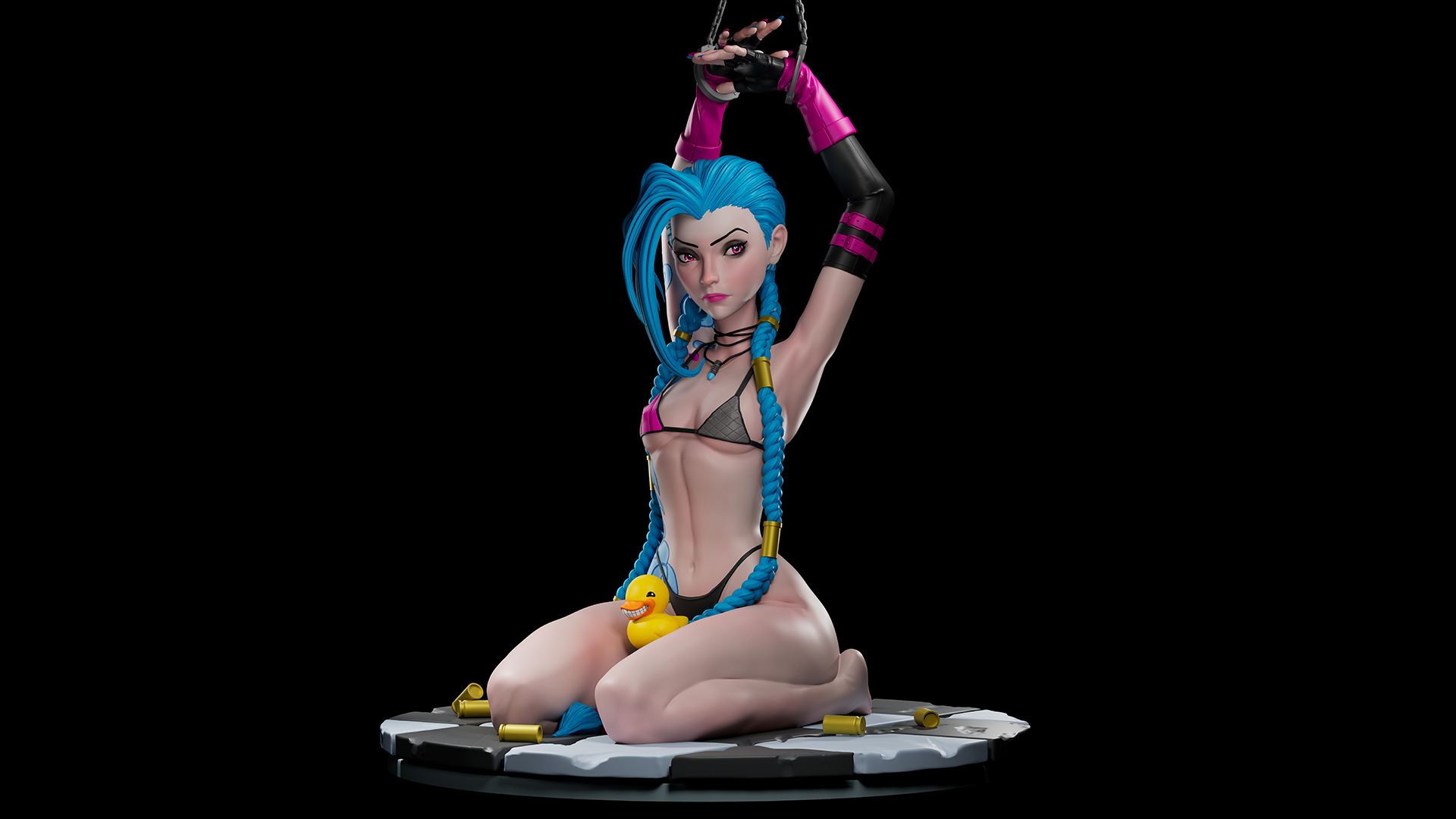 1321 Jinx Special Edition - League of Legends - STL 3D Print Files - 3D Printed Garage Kit ガレージキット Resin Model Scale Figure フィギュア