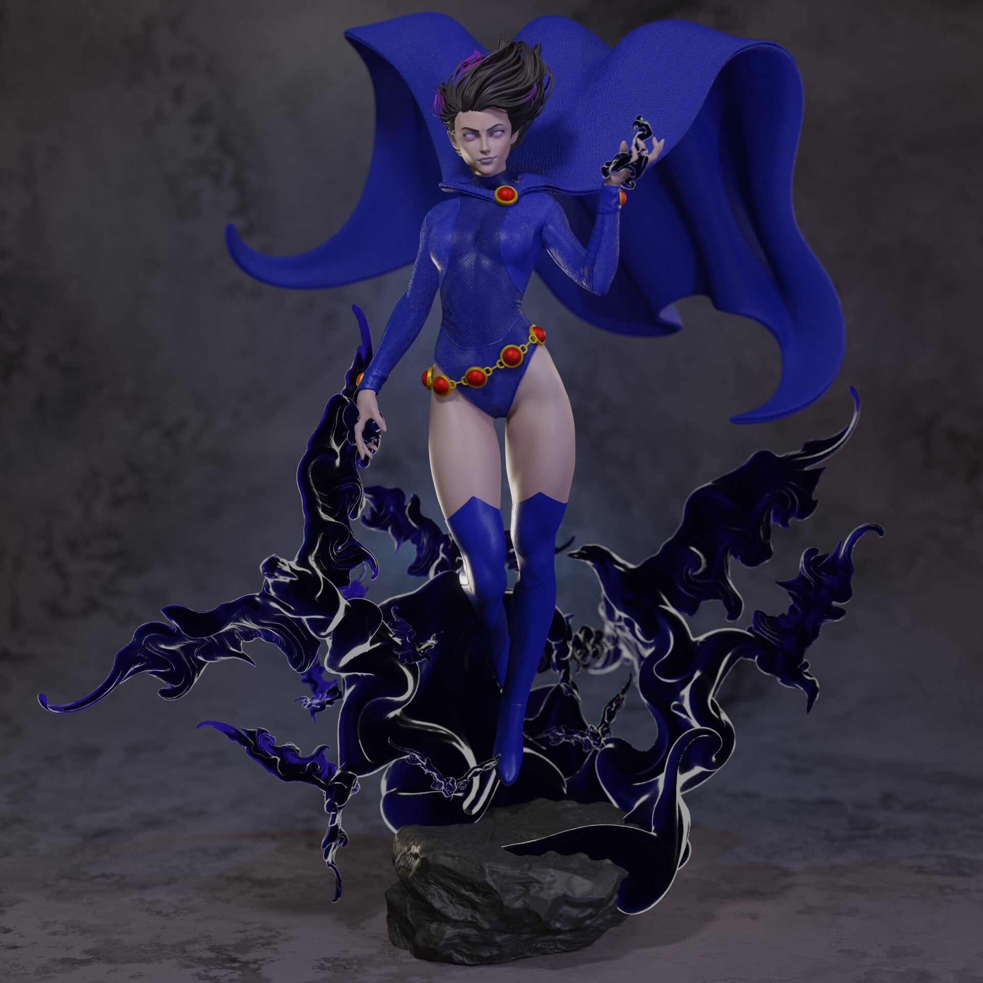1599 Raven - DC Comics - STL 3D Print Files - 3D Printed Garage Kit ガレージキット Resin Model Scale Figure フィギュア