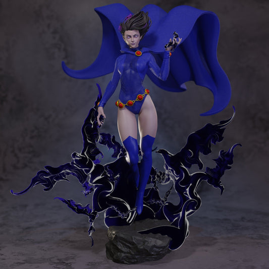 1599 Raven - DC Comics - STL 3D Print Files - 3D Printed Garage Kit ガレージキット Resin Model Scale Figure フィギュア
