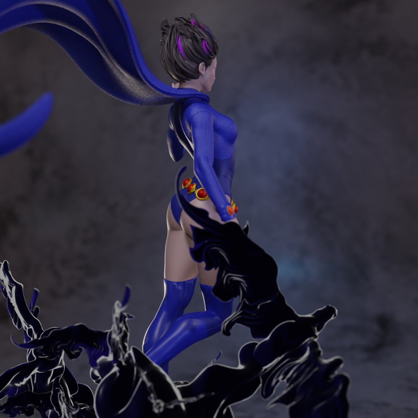 1599 Raven - DC Comics - STL 3D Print Files - 3D Printed Garage Kit ガレージキット Resin Model Scale Figure フィギュア