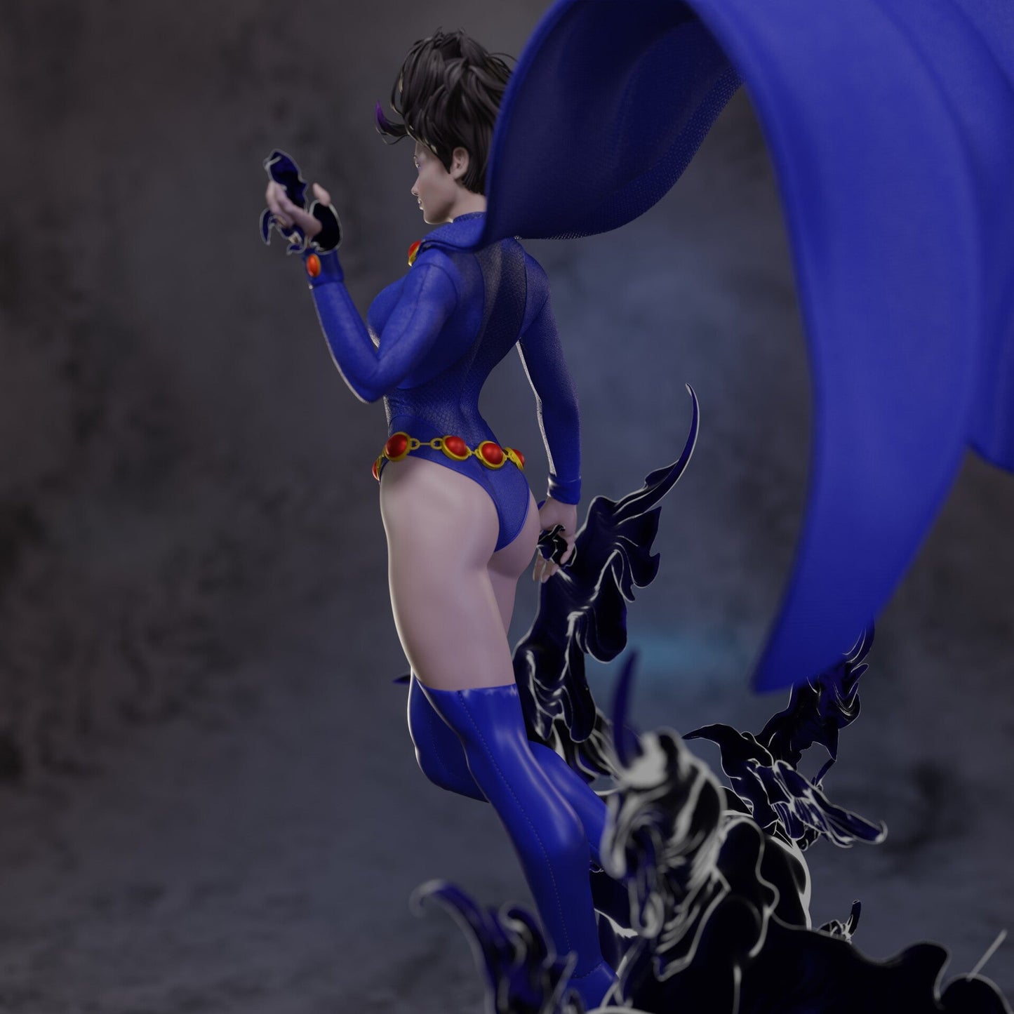 1599 Raven - DC Comics - STL 3D Print Files - 3D Printed Garage Kit ガレージキット Resin Model Scale Figure フィギュア