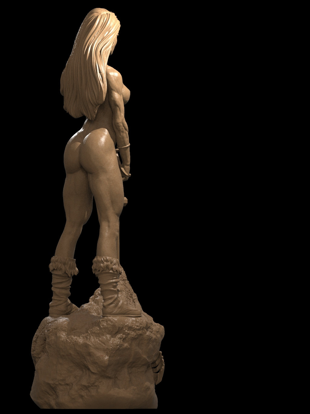 Female Conan Special Edition - STL 3D Print Files - 3D Printed Garage Kit ガレージキット Resin Model Scale Figure フィギュア