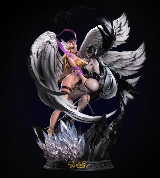 Angewomon and Ladydevimon Special Edition 1/8 Scale
