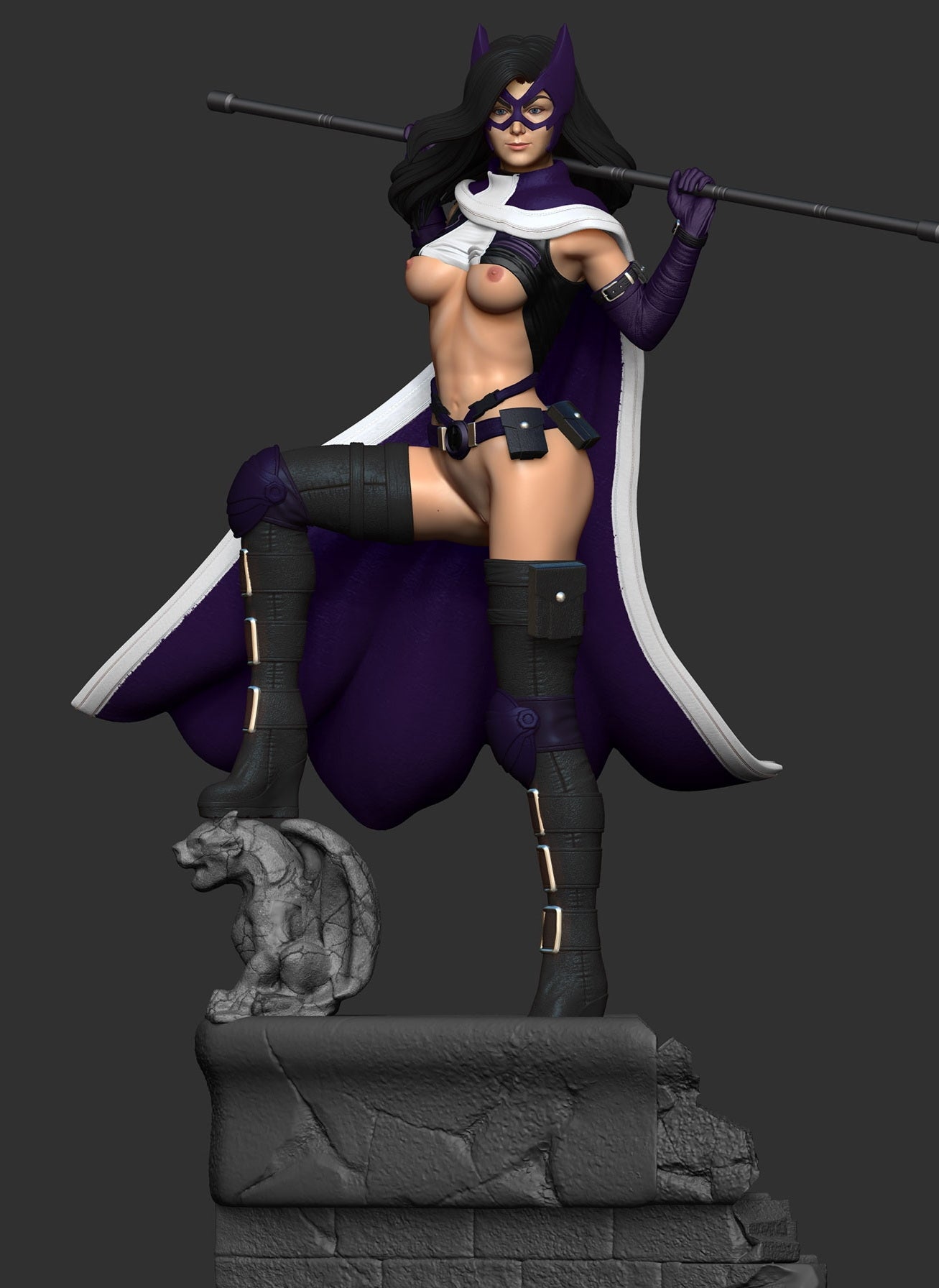 1484 Huntress Special Edition - STL 3D Print Files - 3D Printed Garage Kit ガレージキット Resin Model Scale Figure フィギュア