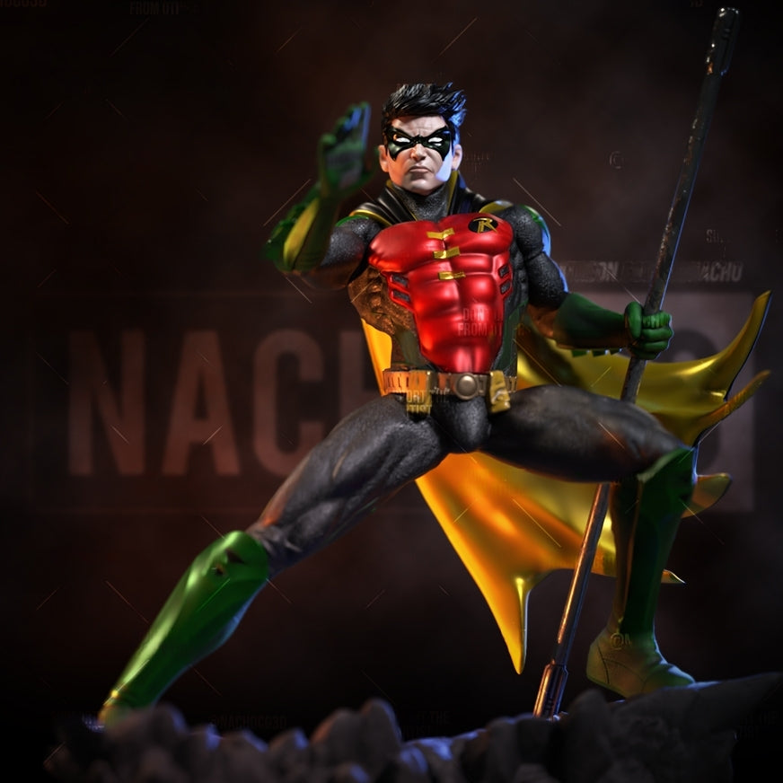 1391 Robin - Batman - STL 3D Print Files - 3D Printed Garage Kit ガレージキット Resin Model Scale Figure フィギュア