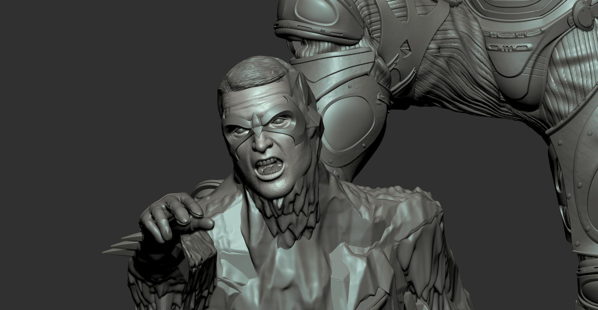 Mr Freeze - Arnold Schwarzenegger - Batman - STL 3D Print Files - 3D Printed Garage Kit ガレージキット Resin Model Scale Figure フィギュア