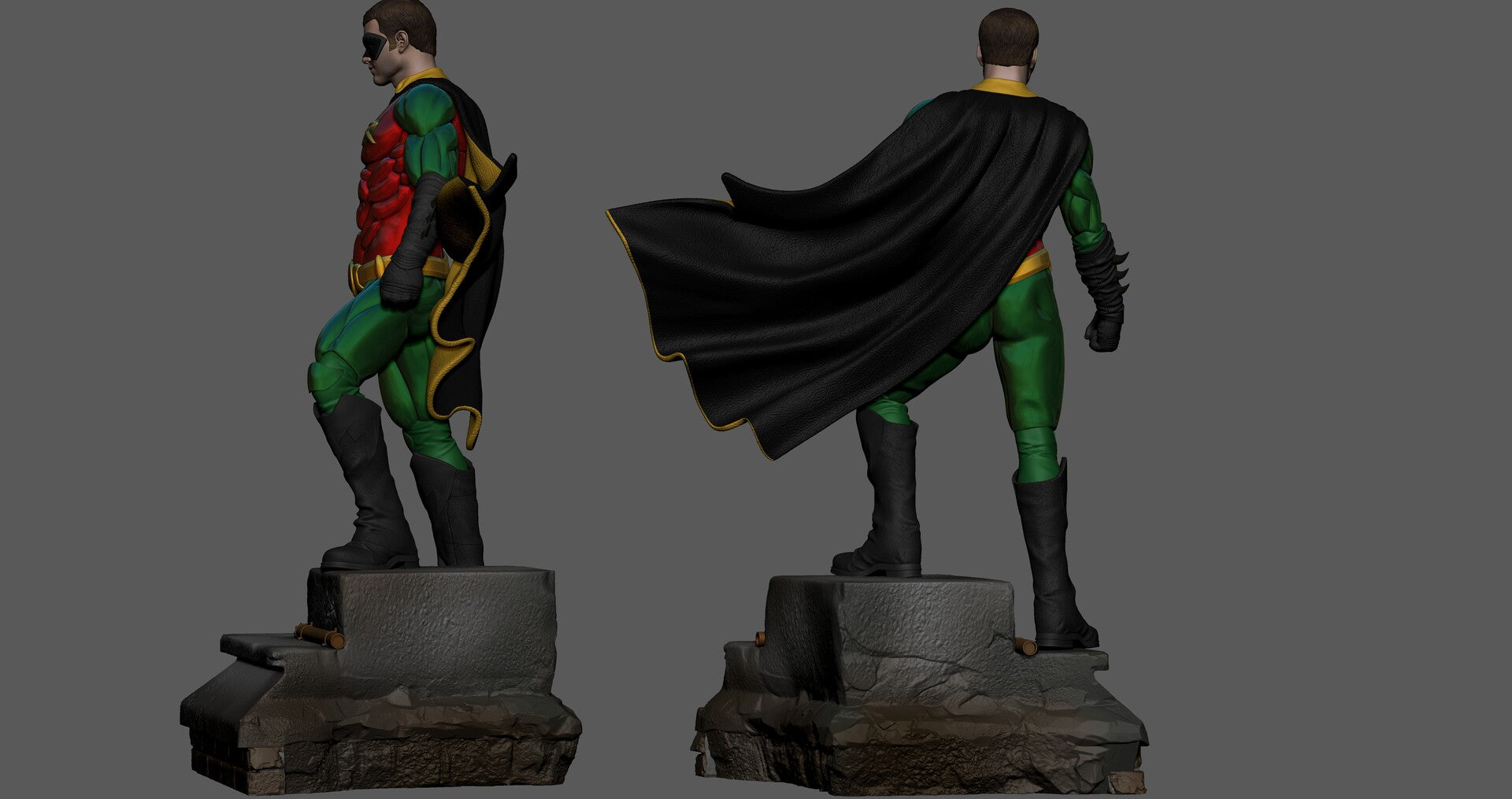 1607 Robin - Batman Forever - STL 3D Print Files - 3D Printed Garage Kit ガレージキット Resin Model Scale Figure フィギュア