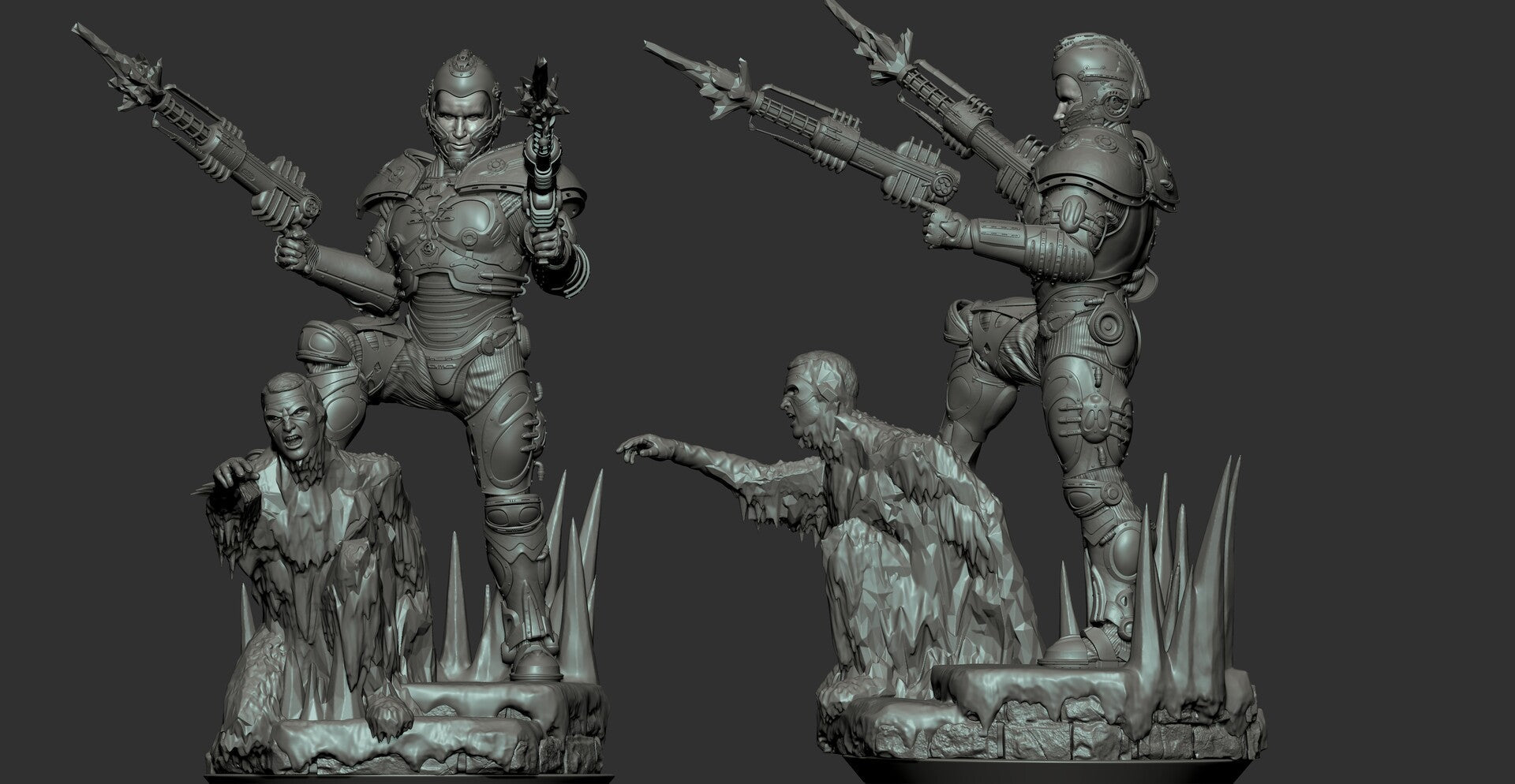 Mr Freeze - Arnold Schwarzenegger - Batman - STL 3D Print Files - 3D Printed Garage Kit ガレージキット Resin Model Scale Figure フィギュア