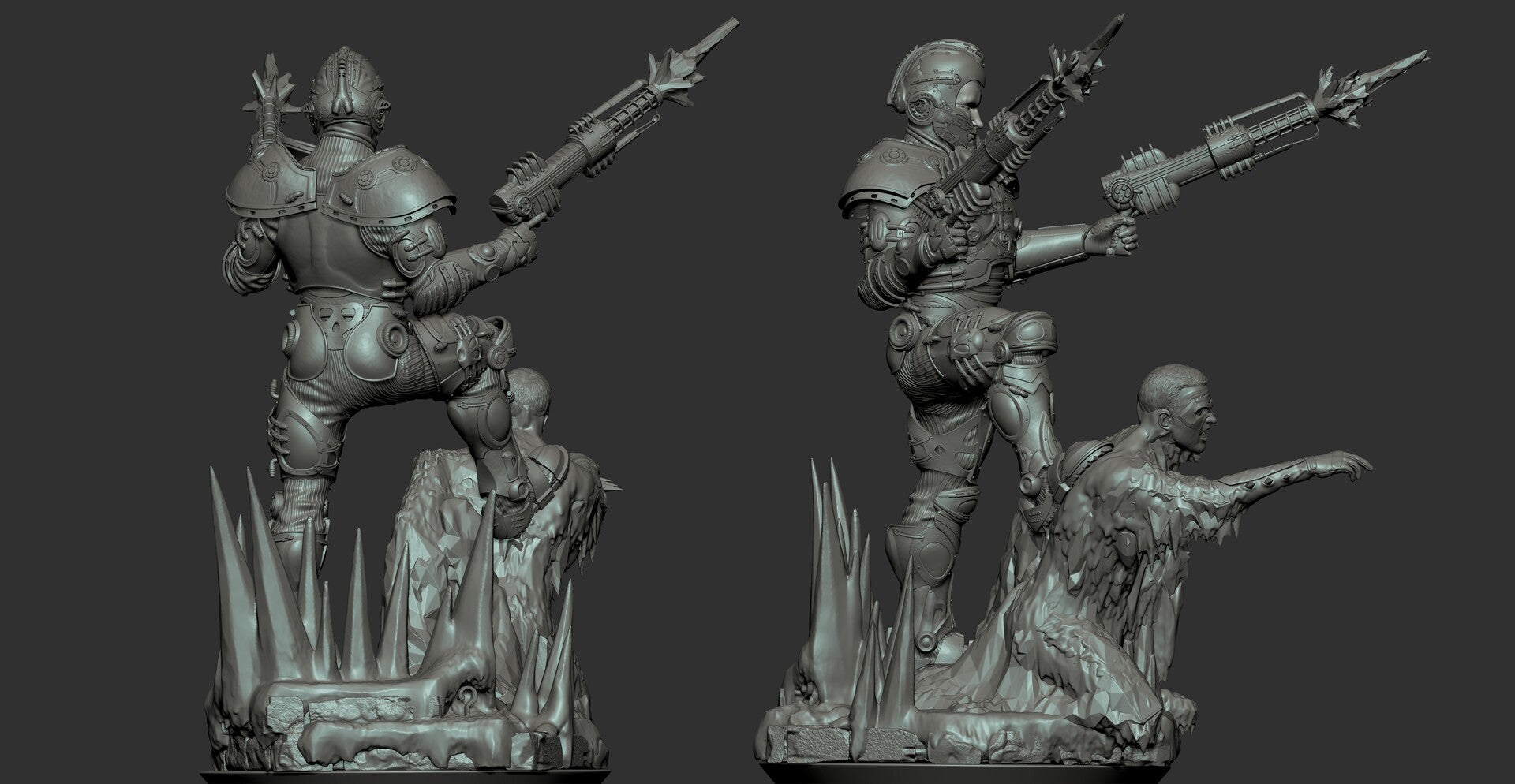 Mr Freeze - Arnold Schwarzenegger - Batman - STL 3D Print Files - 3D Printed Garage Kit ガレージキット Resin Model Scale Figure フィギュア