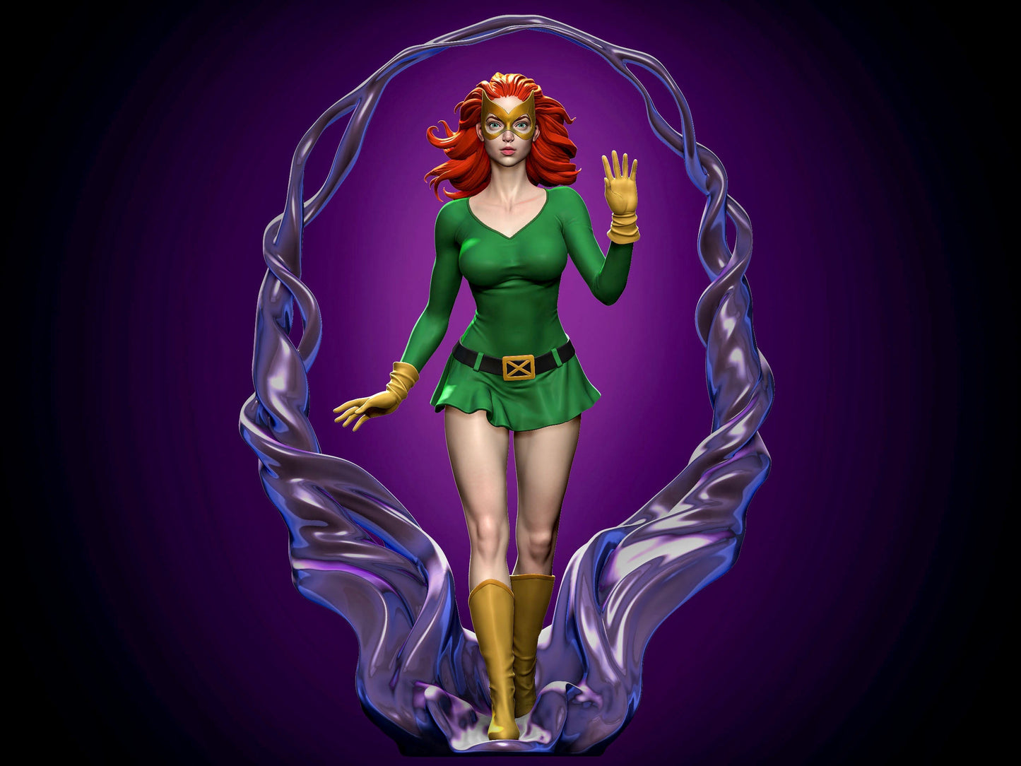 1394 Jean Grey Special Edition - X-men - STL 3D Print Files - 3D Printed Garage Kit ガレージキット Resin Model Scale Figure フィギュア