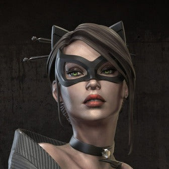 1375 Catwoman - DC Comics - STL 3D Print Files - 3D Printed Garage Kit ガレージキット Resin Model Scale Figure フィギュア