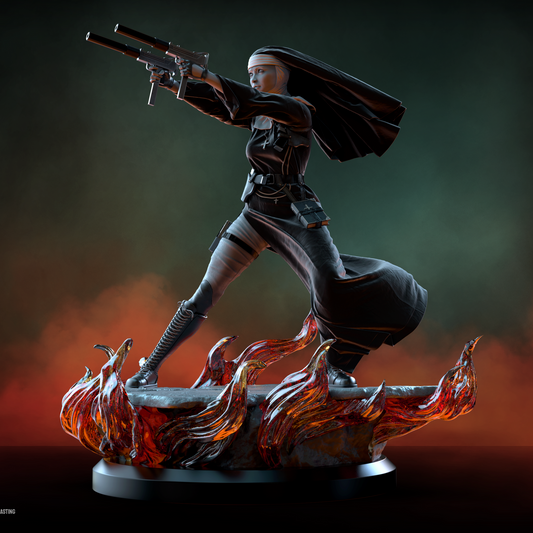 SISTER MARY Special Edition - STL 3D Print Files - 3D Printed Garage Kit ガレージキット Resin Model Scale Figure フィギュア