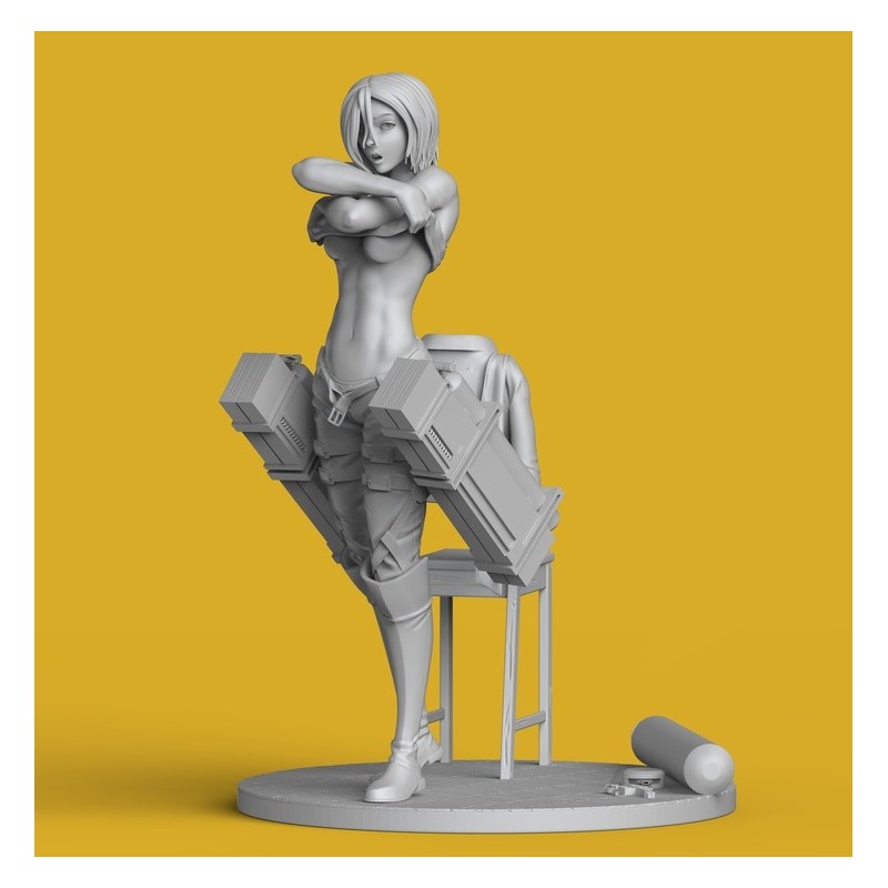 SEXY Mikasa Ackerman - Attack on titan - 3D Printed Garage Kit ガレージキット Resin Model Scale Figure フィギュア