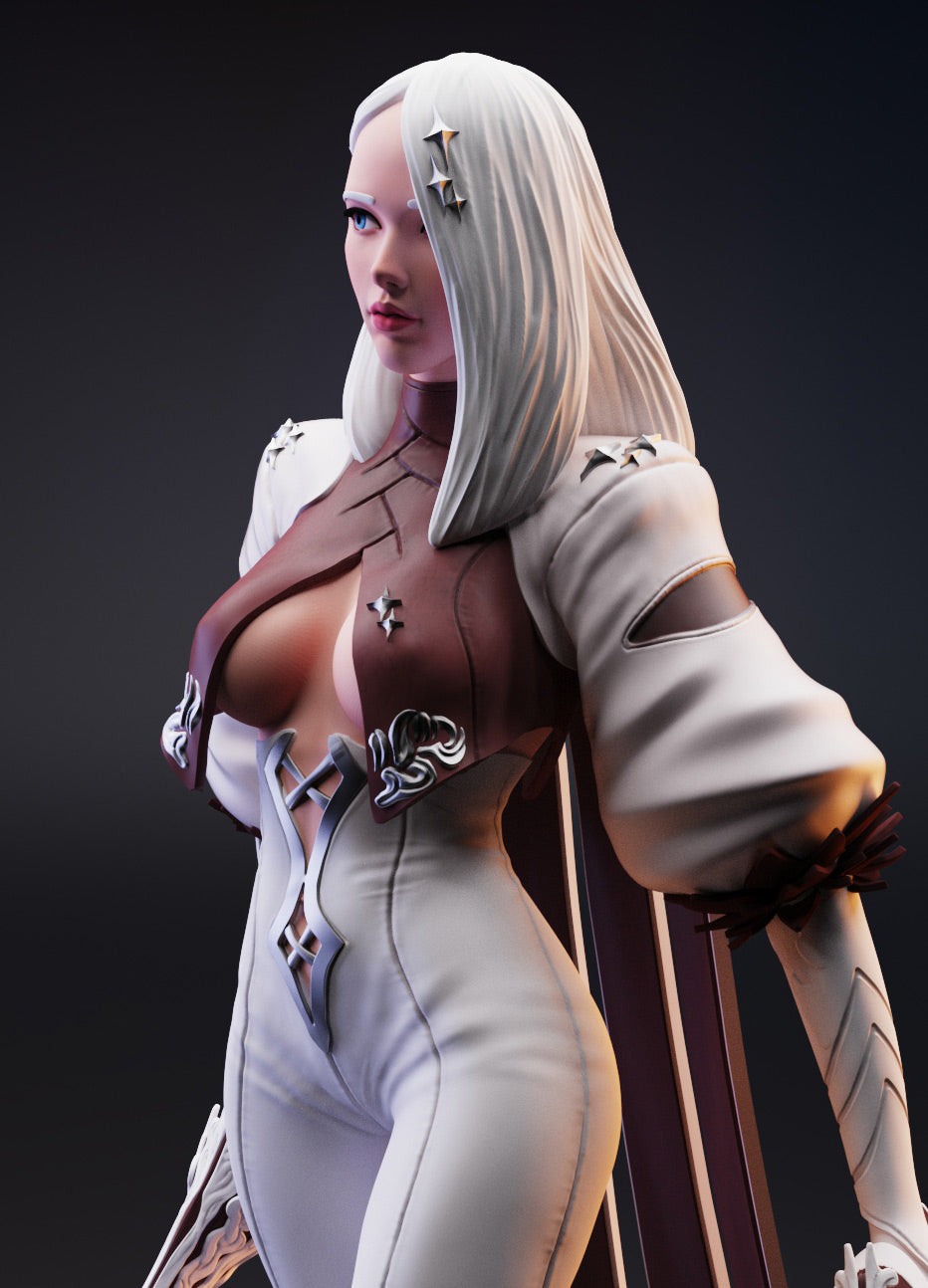 Mikeo Special Edition - The Double Sword Assassin - STL 3D Print Files - 3D Printed Garage Kit ガレージキット Resin Model Scale Figure フィギュア