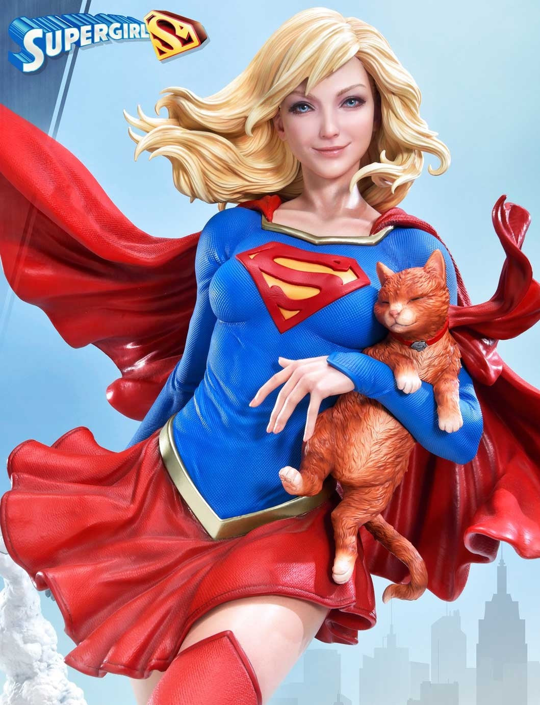 Supergirl Comics - DC COMICS - STL 3D Print Files - 3D Printed Garage Kit ガレージキット Resin Model Scale Figure フィギュア