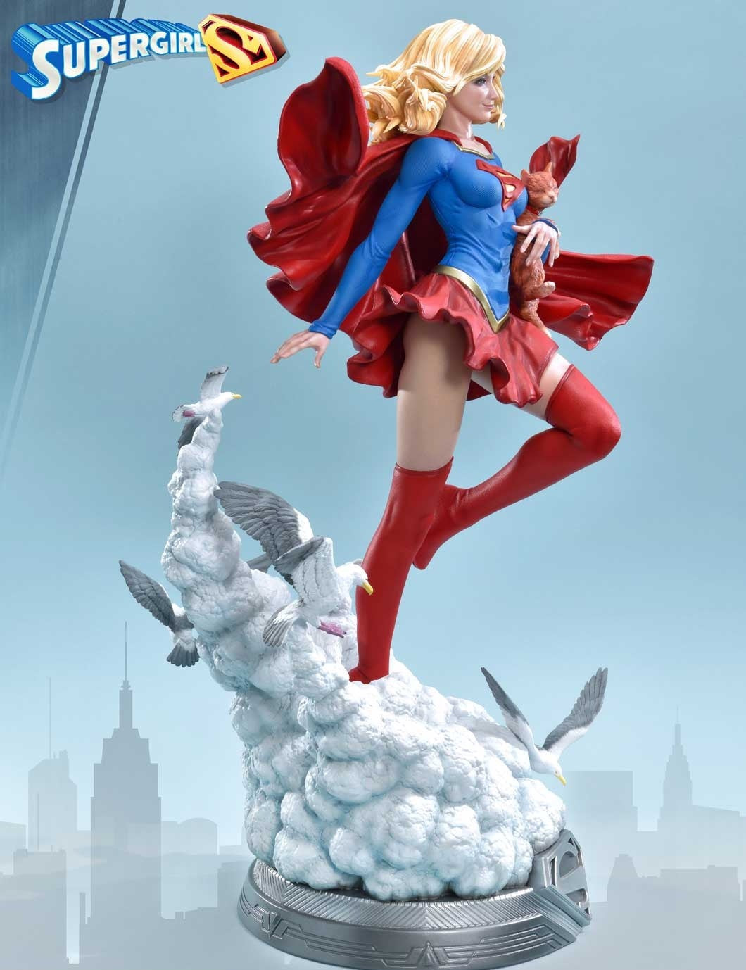 Supergirl Comics - DC COMICS - STL 3D Print Files - 3D Printed Garage Kit ガレージキット Resin Model Scale Figure フィギュア