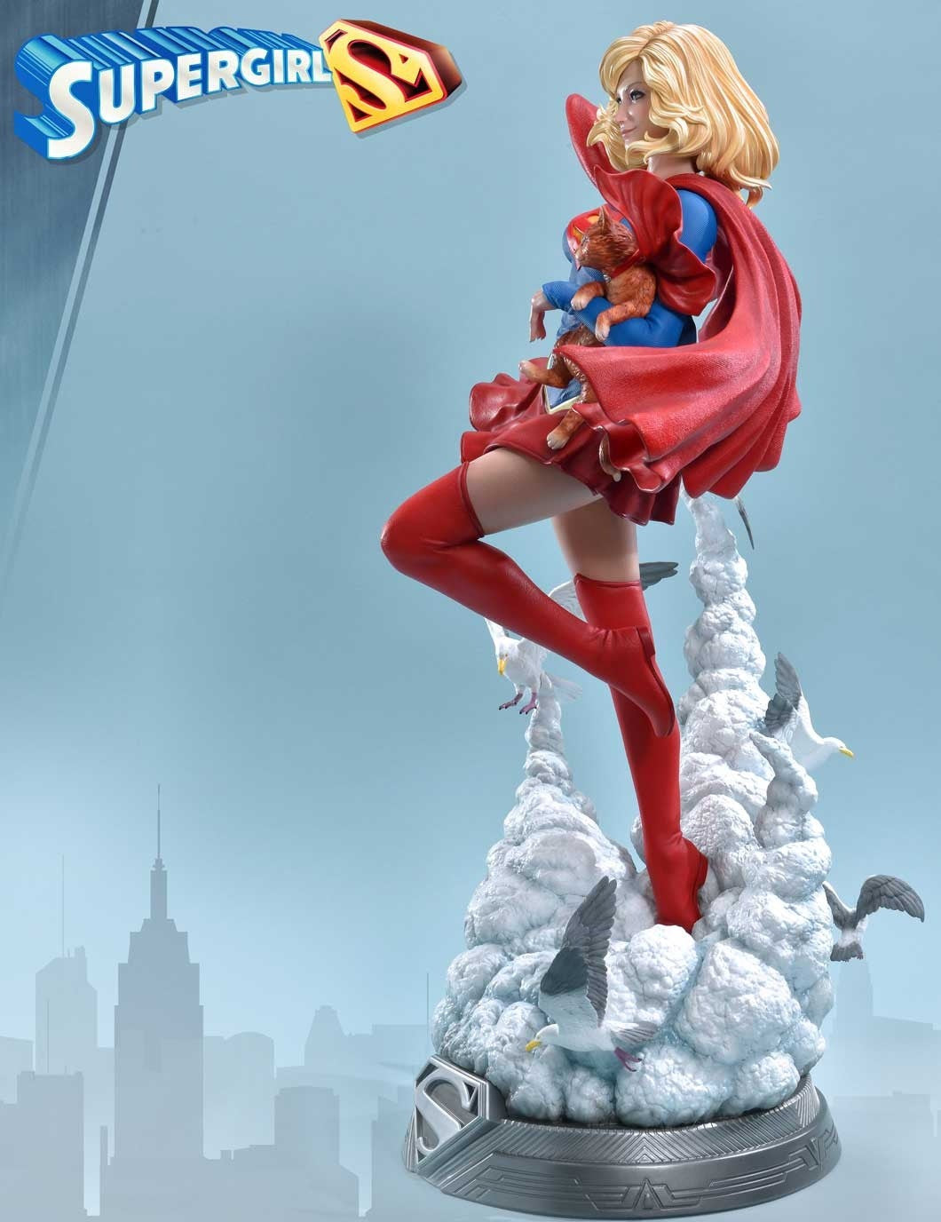 Supergirl Comics - DC COMICS - STL 3D Print Files - 3D Printed Garage Kit ガレージキット Resin Model Scale Figure フィギュア