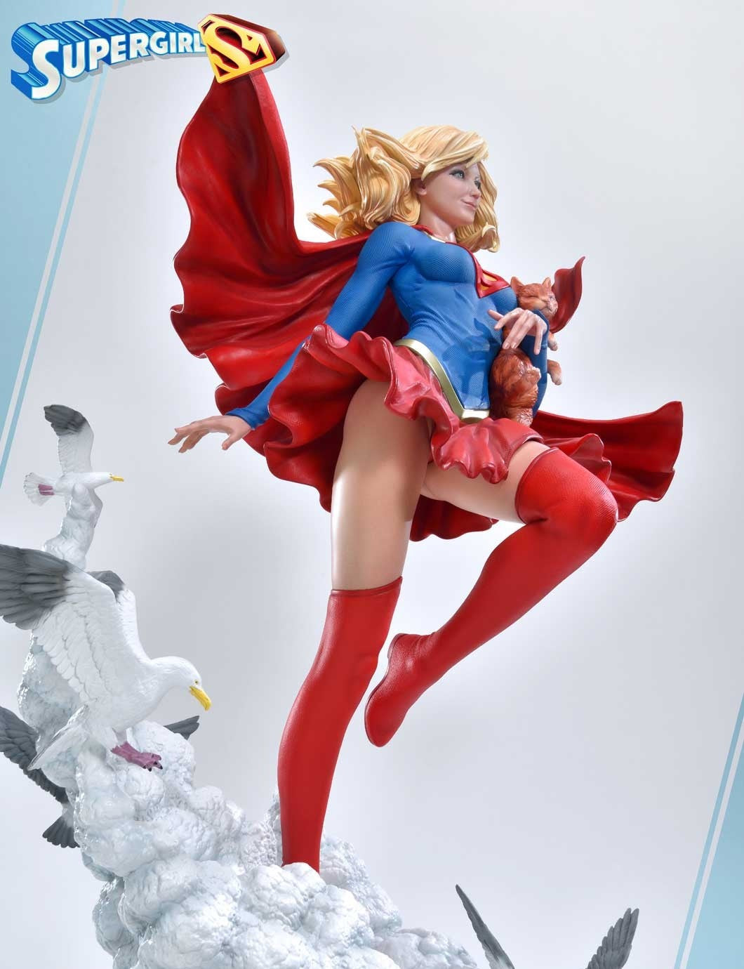 Supergirl Comics - DC COMICS - STL 3D Print Files - 3D Printed Garage Kit ガレージキット Resin Model Scale Figure フィギュア