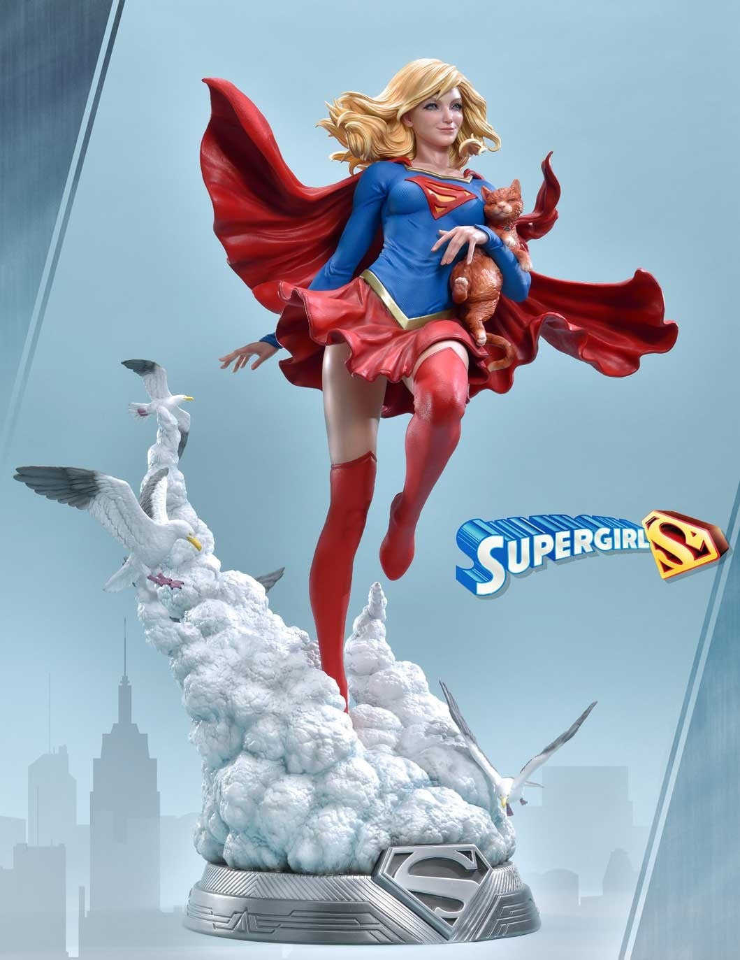 Supergirl Comics - DC COMICS - STL 3D Print Files - 3D Printed Garage Kit ガレージキット Resin Model Scale Figure フィギュア