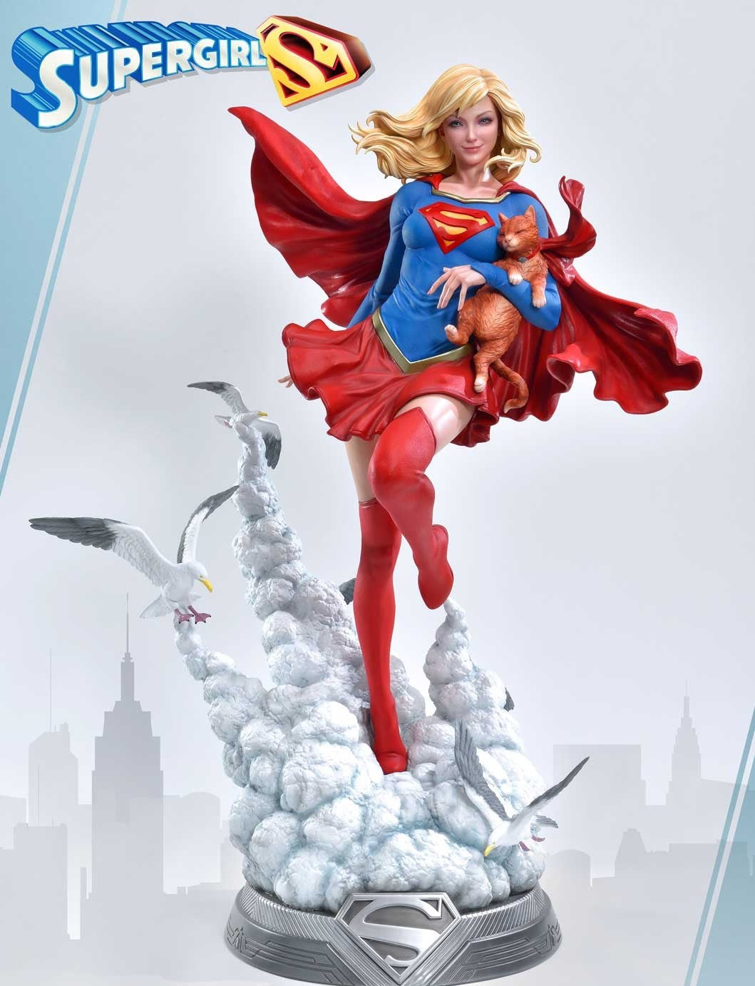 Supergirl Comics - DC COMICS - STL 3D Print Files - 3D Printed Garage Kit ガレージキット Resin Model Scale Figure フィギュア