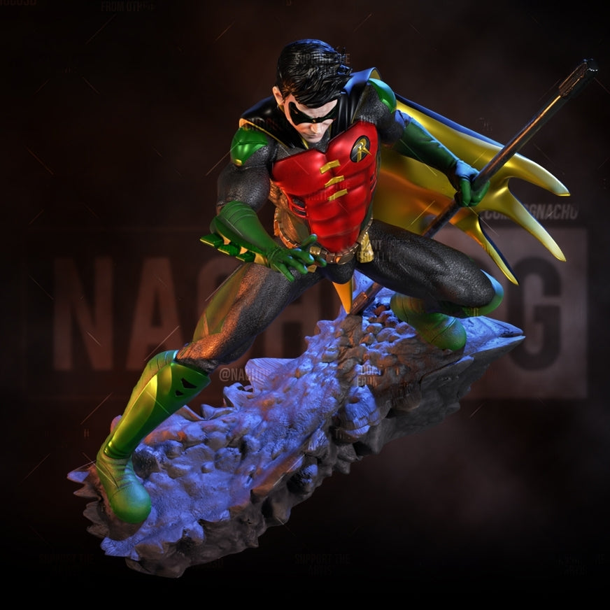 1391 Robin - Batman - STL 3D Print Files - 3D Printed Garage Kit ガレージキット Resin Model Scale Figure フィギュア