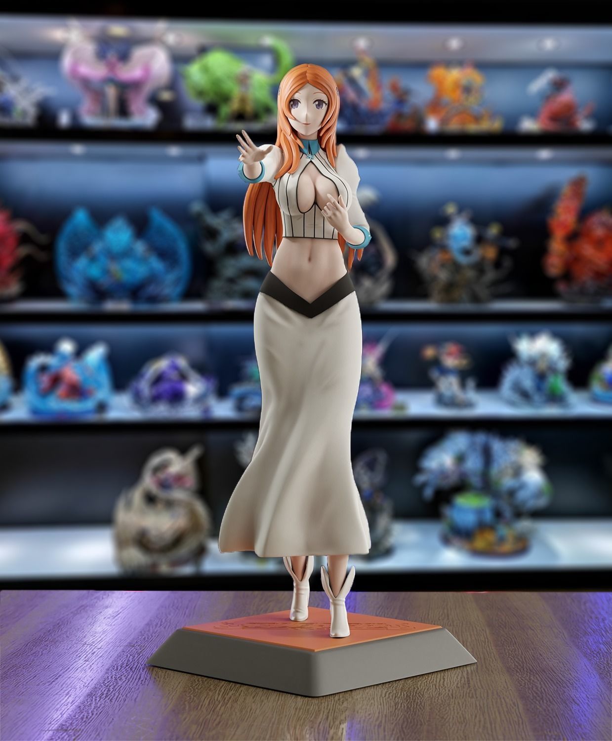 Orihime Inoue Special Edition - Bleach - STL 3D Print Files - 3D Printed Garage Kit ガレージキット Resin Model Scale Figure フィギュア