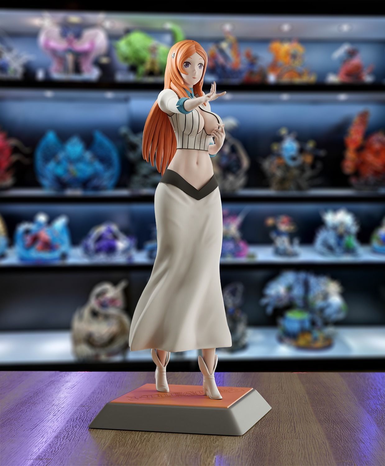 Orihime Inoue Special Edition - Bleach - STL 3D Print Files - 3D Printed Garage Kit ガレージキット Resin Model Scale Figure フィギュア