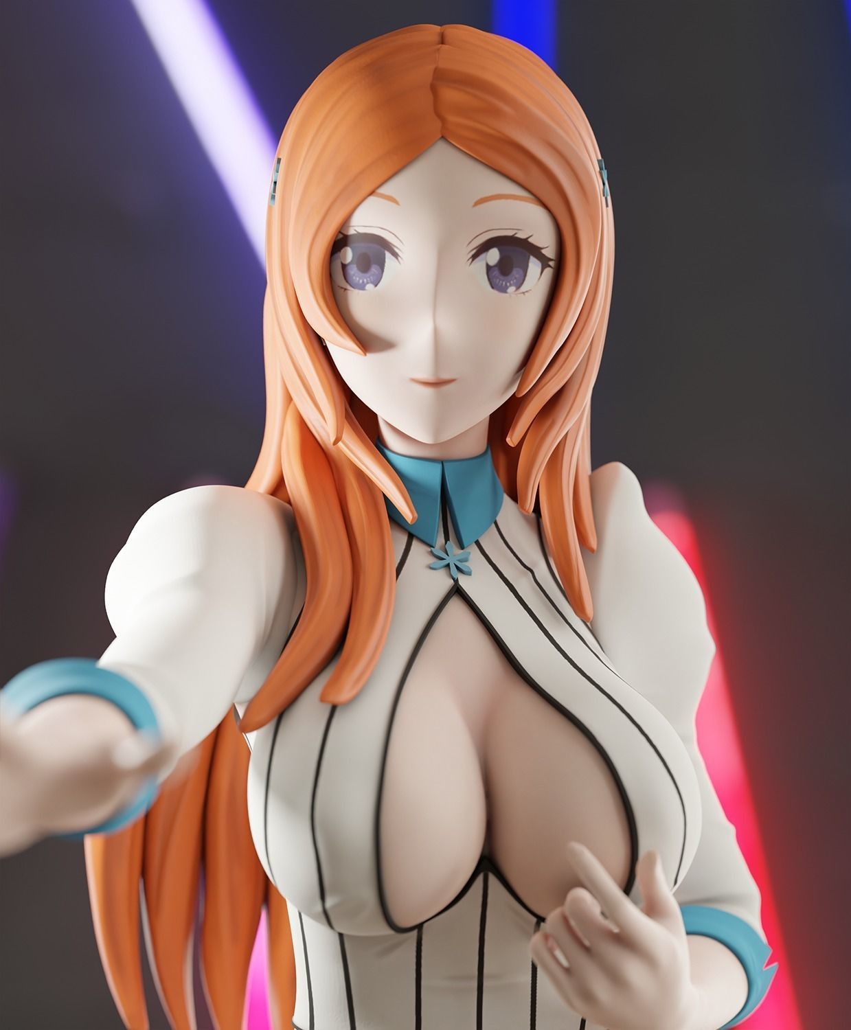 Orihime Inoue Special Edition - Bleach - STL 3D Print Files - 3D Printed Garage Kit ガレージキット Resin Model Scale Figure フィギュア