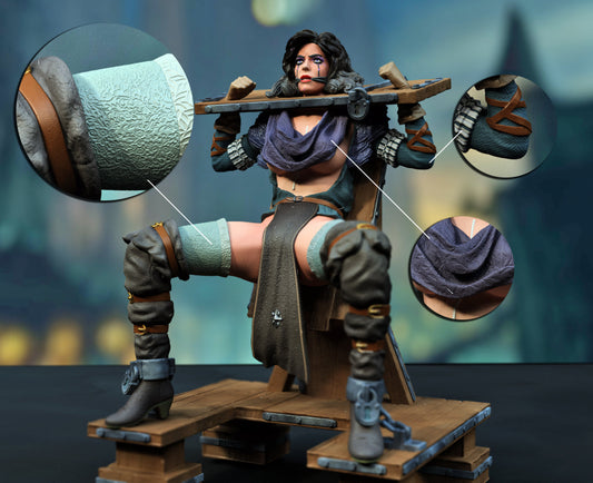 Yennefer Sorcerer Special Edition - The Witcher - STL 3D Print Files - 3D Printed Garage Kit ガレージキット Resin Model Scale Figure フィギュア
