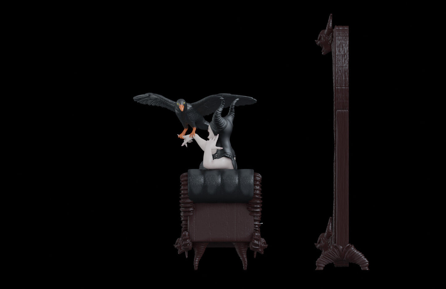 Maleficent Special Edition - STL 3D Print Files - 3D Printed Garage Kit ガレージキット Resin Model Scale Figure フィギュア
