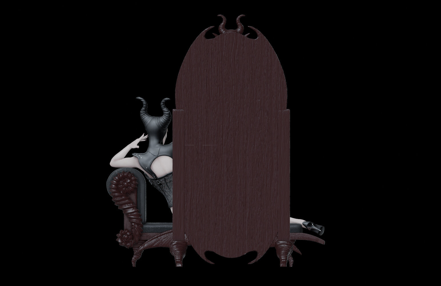 Maleficent Special Edition - STL 3D Print Files - 3D Printed Garage Kit ガレージキット Resin Model Scale Figure フィギュア
