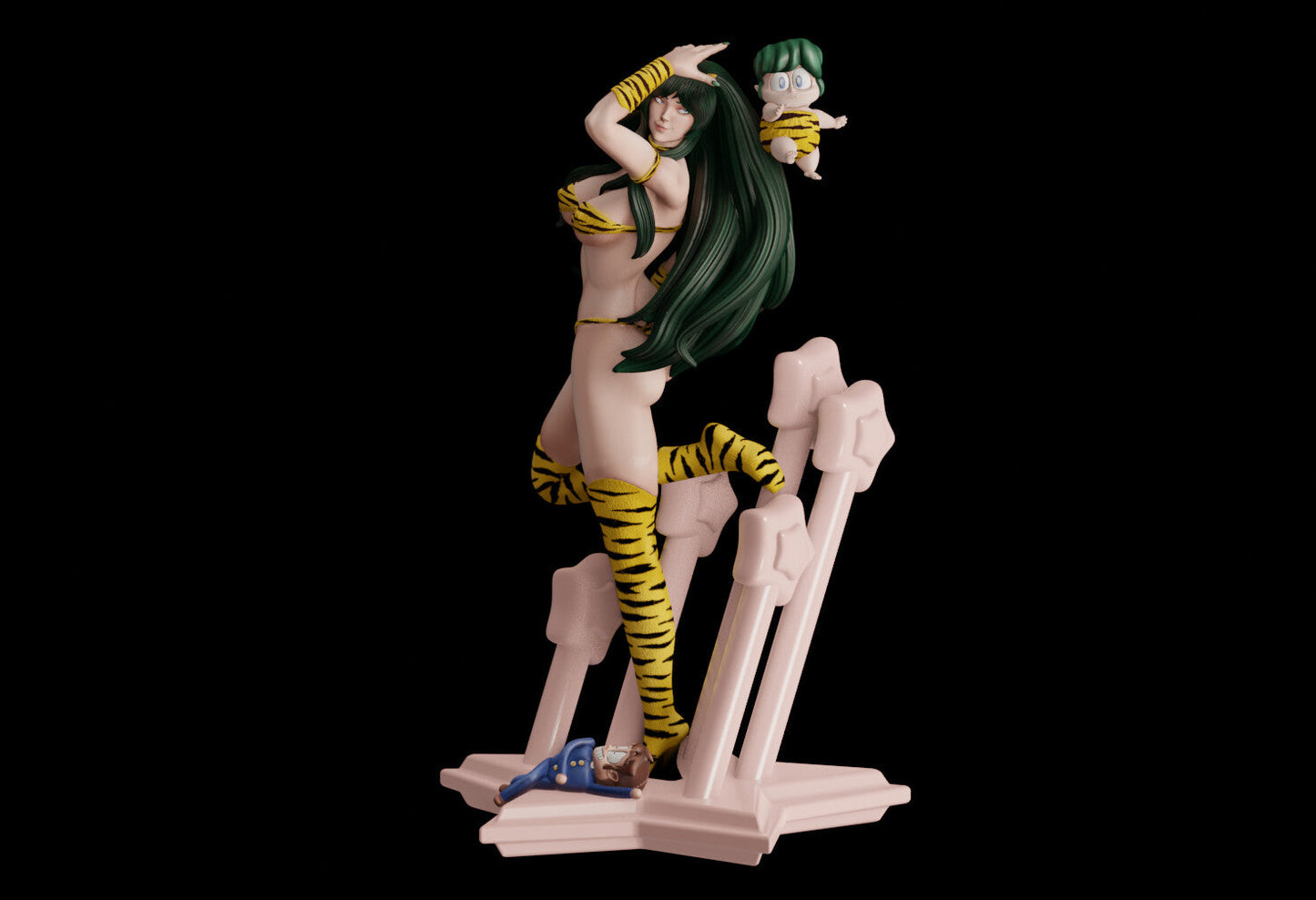Lum Special Edition - Urusei Yatsura - STL 3D Print Files - 3D Printed Garage Kit ガレージキット Resin Model Scale Figure フィギュア