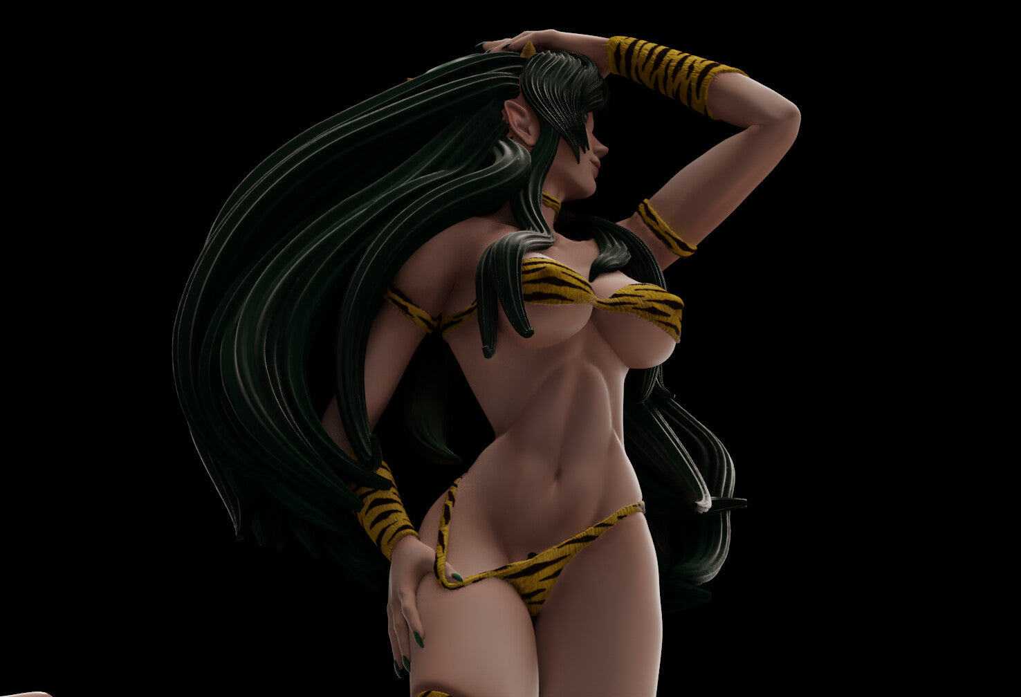 Lum Special Edition - Urusei Yatsura - STL 3D Print Files - 3D Printed Garage Kit ガレージキット Resin Model Scale Figure フィギュア
