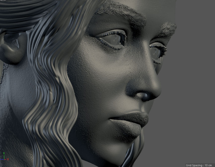 Daenerys Targaryen Special Edition - Game of Thrones - STL 3D Print Files - 3D Printed Garage Kit ガレージキット Resin Model Scale Figure フィギュア
