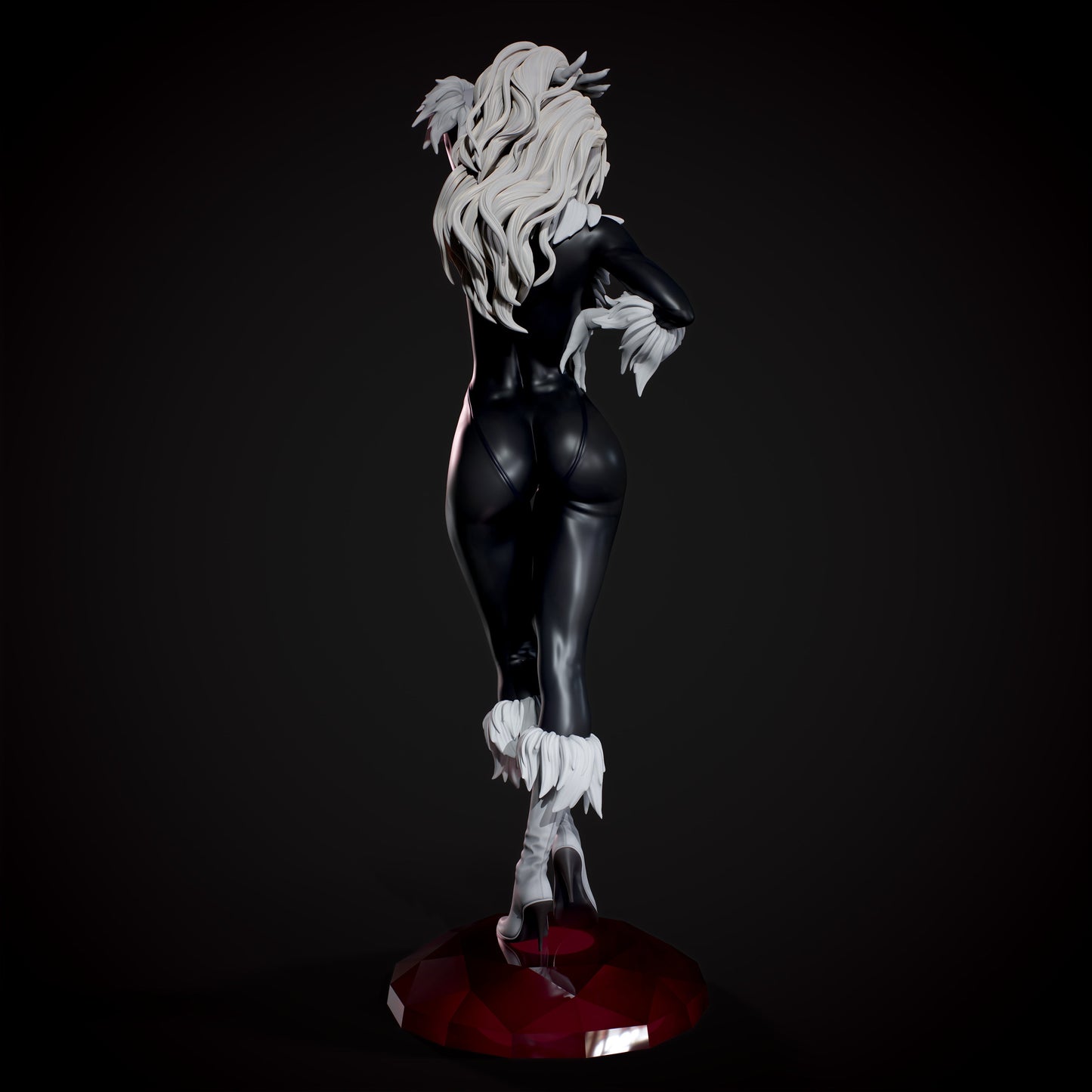 1431 Black Cat - Marvel Comics - STL 3D Print Files - 3D Printed Garage Kit ガレージキット Resin Model Scale Figure フィギュア