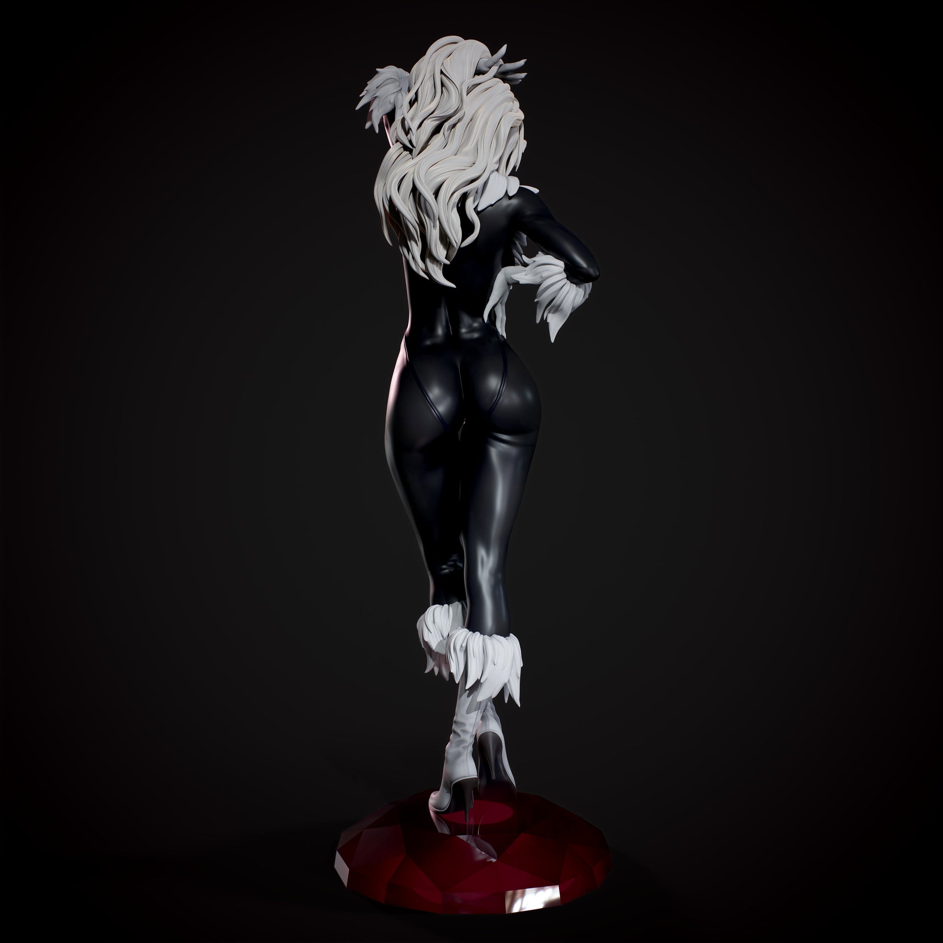 1431 Black Cat - Marvel Comics - STL 3D Print Files - 3D Printed Garage Kit ガレージキット Resin Model Scale Figure フィギュア