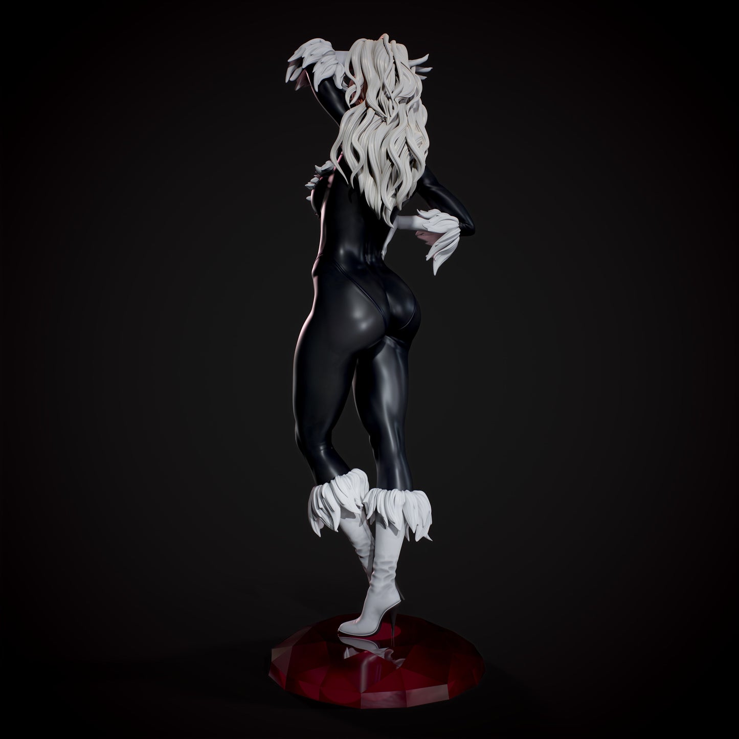 1431 Black Cat - Marvel Comics - STL 3D Print Files - 3D Printed Garage Kit ガレージキット Resin Model Scale Figure フィギュア