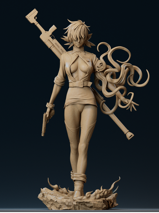 1479 Seras Victoria Special Edition - Hellsing - STL 3D Print Files - 3D Printed Garage Kit ガレージキット Resin Model Scale Figure フィギュア