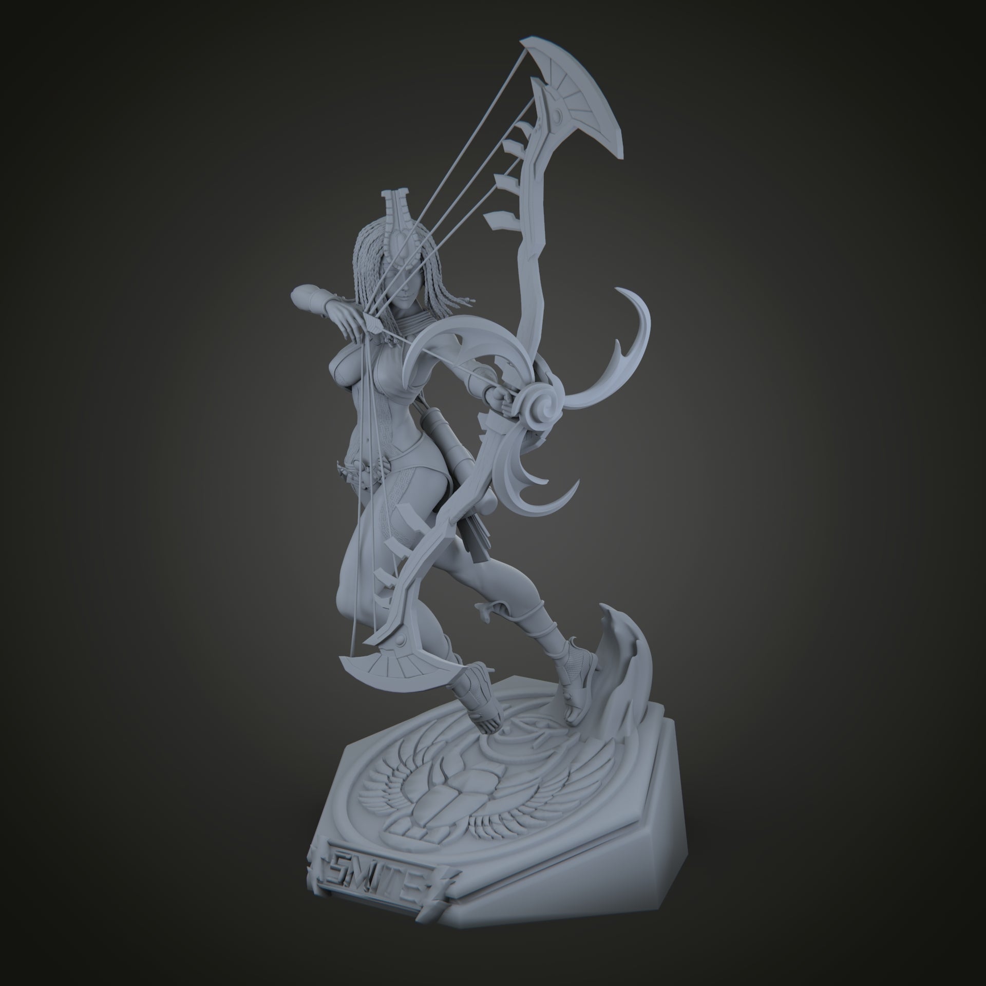 NEITH Special Edition - SMITE - STL 3D Print Files - 3D Printed Garage Kit ガレージキット Resin Model Scale Figure フィギュア