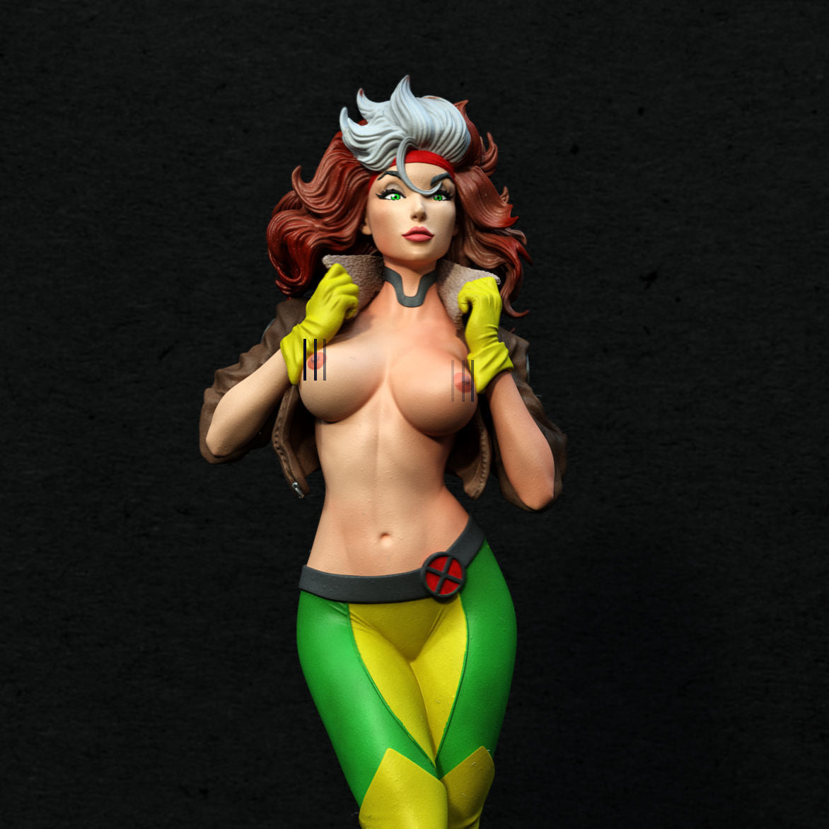 1513 Rogue Special Edition - X-men - STL 3D Print Files - 3D Printed Garage Kit ガレージキット Resin Model Scale Figure フィギュア