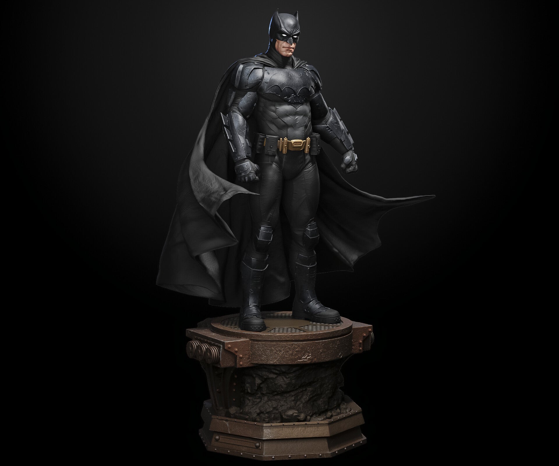 1256 Batman - DC Comics - STL 3D Print Files - 3D Printed Garage Kit ガレージキット Resin Model Scale Figure フィギュア