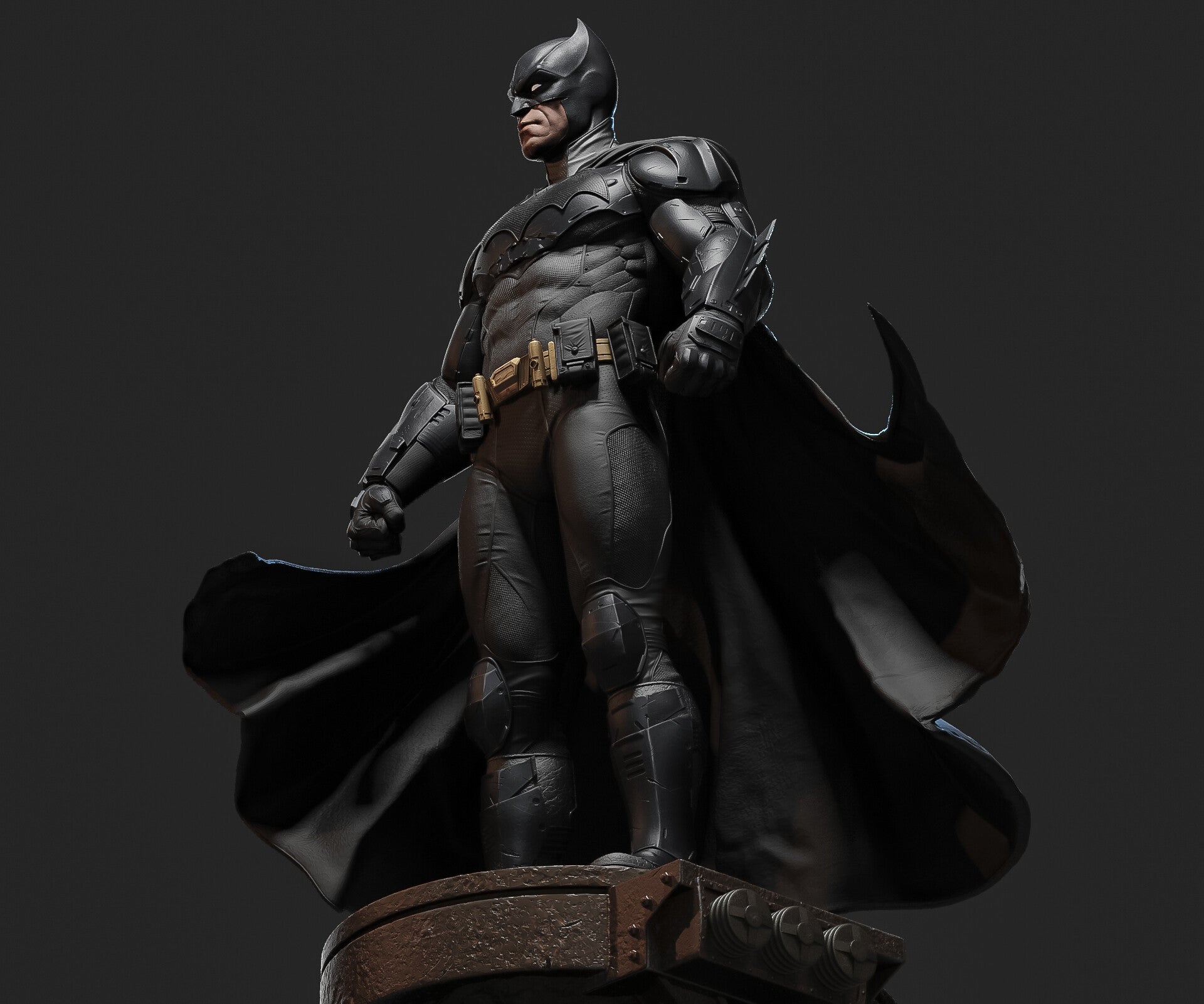 1256 Batman - DC Comics - STL 3D Print Files - 3D Printed Garage Kit ガレージキット Resin Model Scale Figure フィギュア