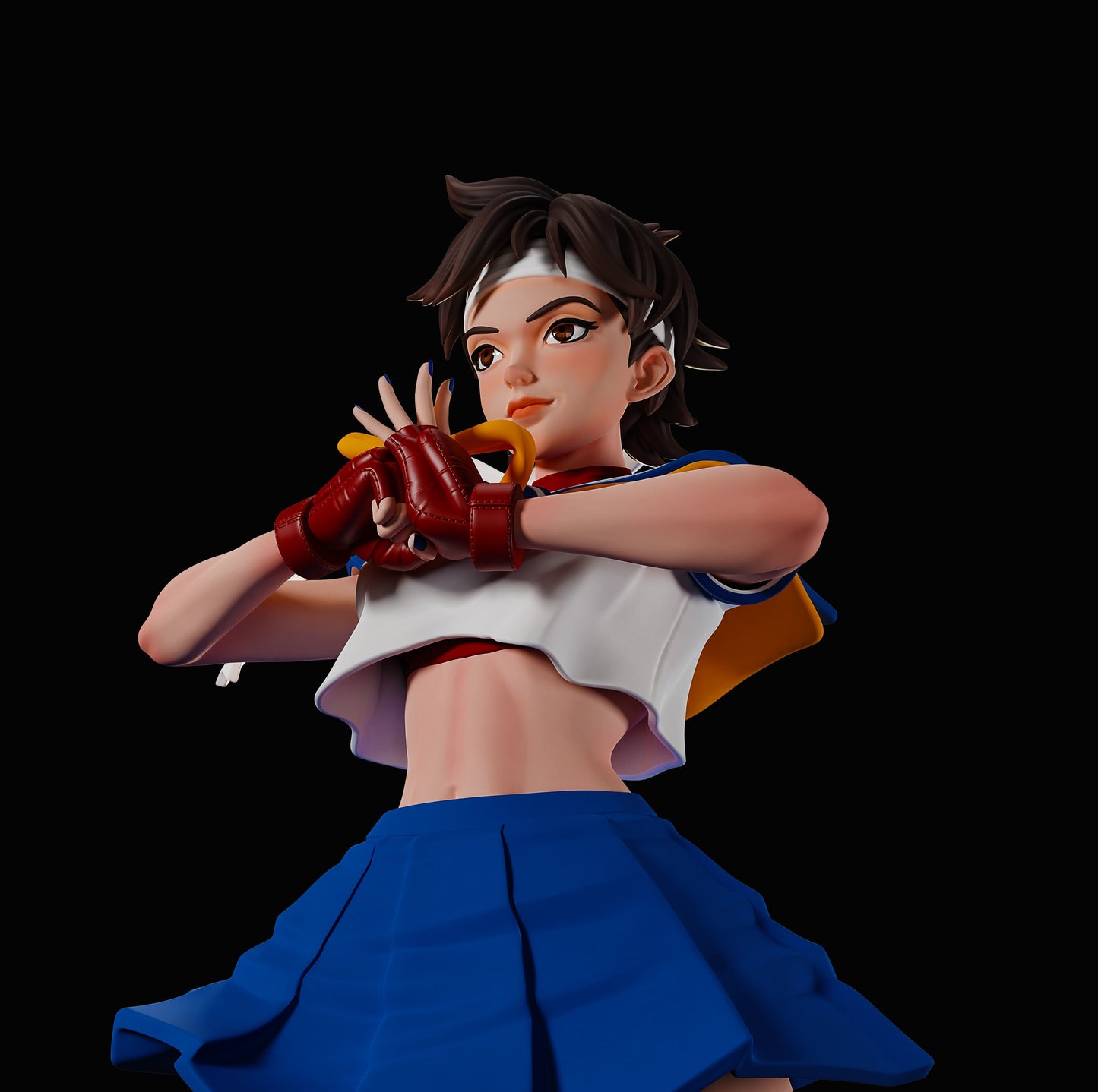 1573 Sakura Special Edition - Street Fighter - STL 3D Print Files - 3D Printed Garage Kit ガレージキット Resin Model Scale Figure フィギュア