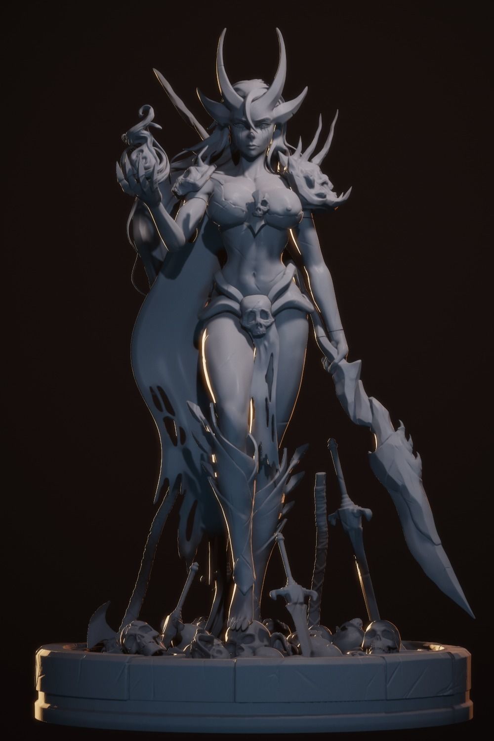 Sebitti Warrior Special Edition - STL 3D Print Files - 3D Printed Garage Kit ガレージキット Resin Model Scale Figure フィギュア