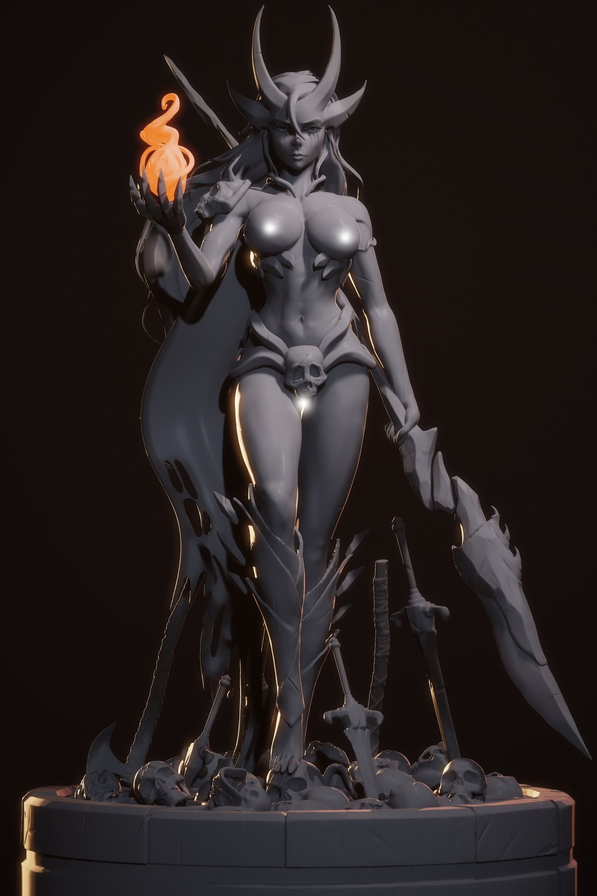 Sebitti Warrior Special Edition - STL 3D Print Files - 3D Printed Garage Kit ガレージキット Resin Model Scale Figure フィギュア